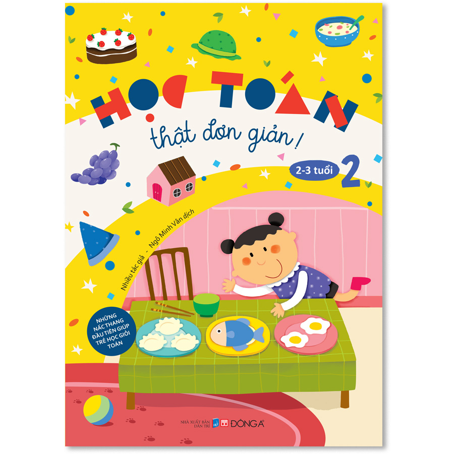 Học Toán Thật Đơn Giản: 2-3 tuổi – Tập 2