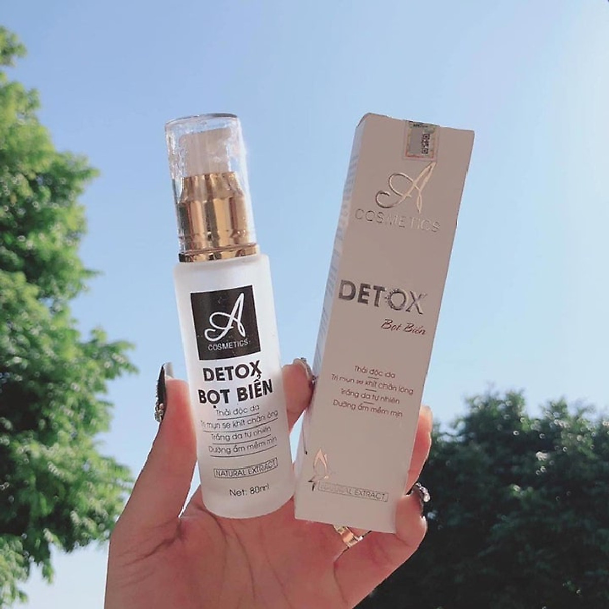 Mặt Nạ Thải Độc Detox Bọt Biển Acosmetics 80ml - Giúp đào thải độc tố, làm sạch sâu, se khít lỗ chân lông HÀNG CHÍNH HÃNG