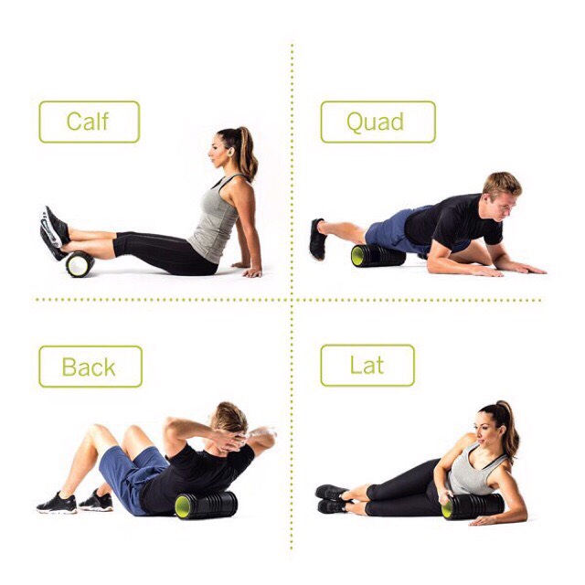 Con lăn mát xa cơ bắp sau tập yoga , tập gym Foamroller box -515