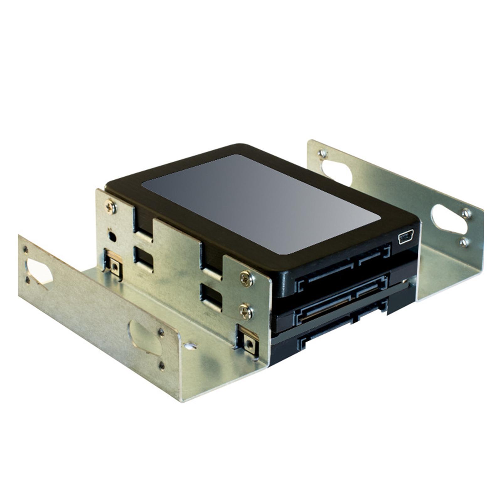 SSD HDD Drive Bays Holder .5inch to 5.25inch Adapter for PC