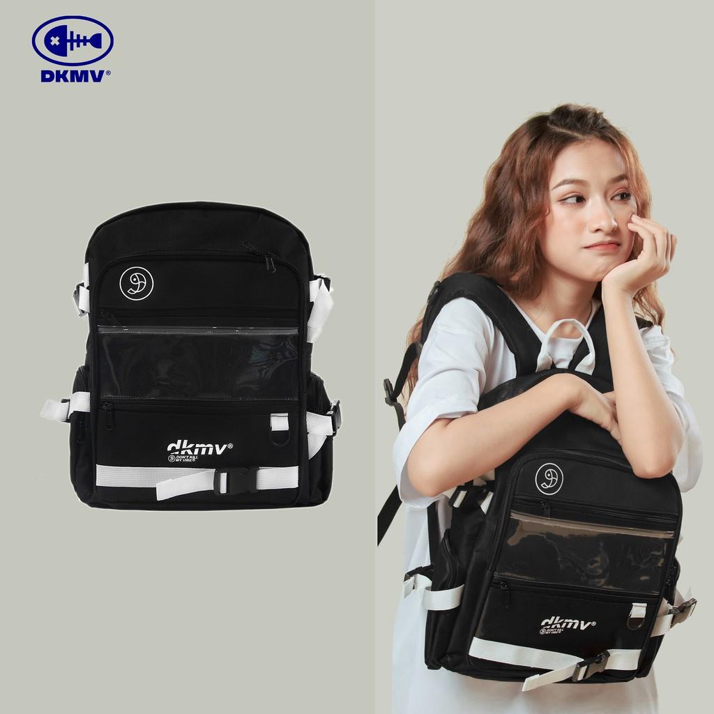 DKMV Balo Logo Plastic TẶNG kèm Tote màu xanh
