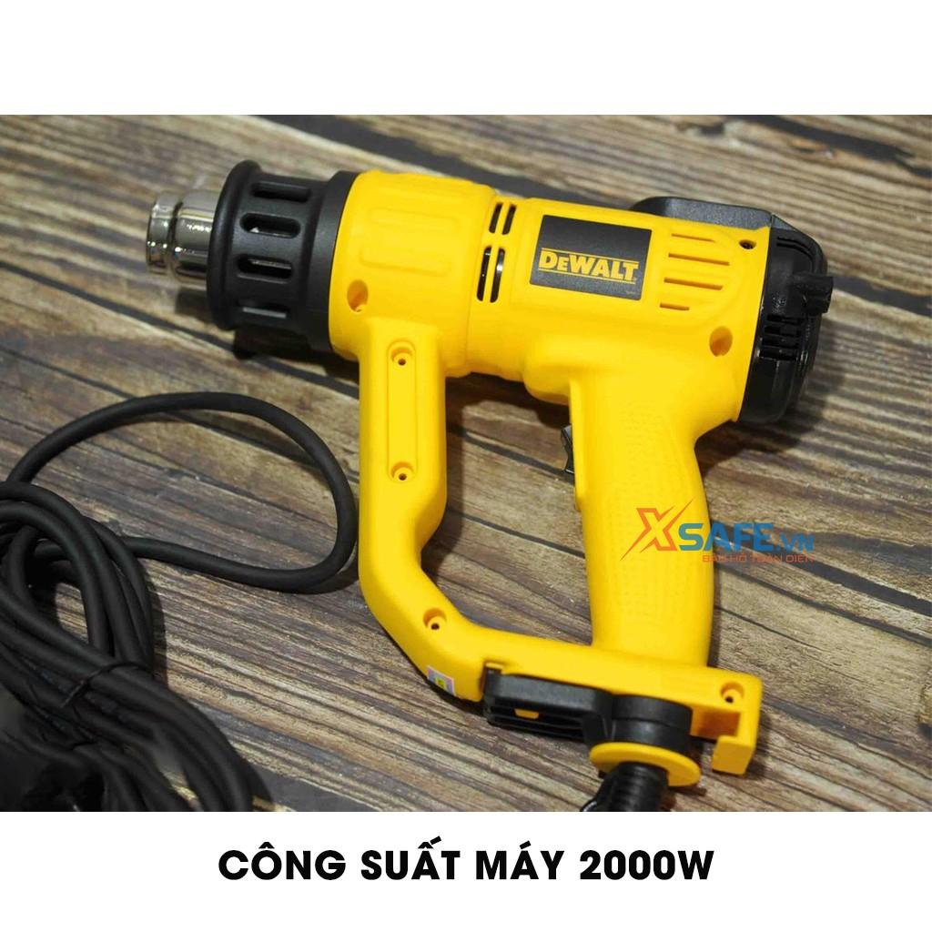 Máy khò nhiệt thổi hơi nóng Dewalt D26414-B1 có màn LCD - Chính hãng