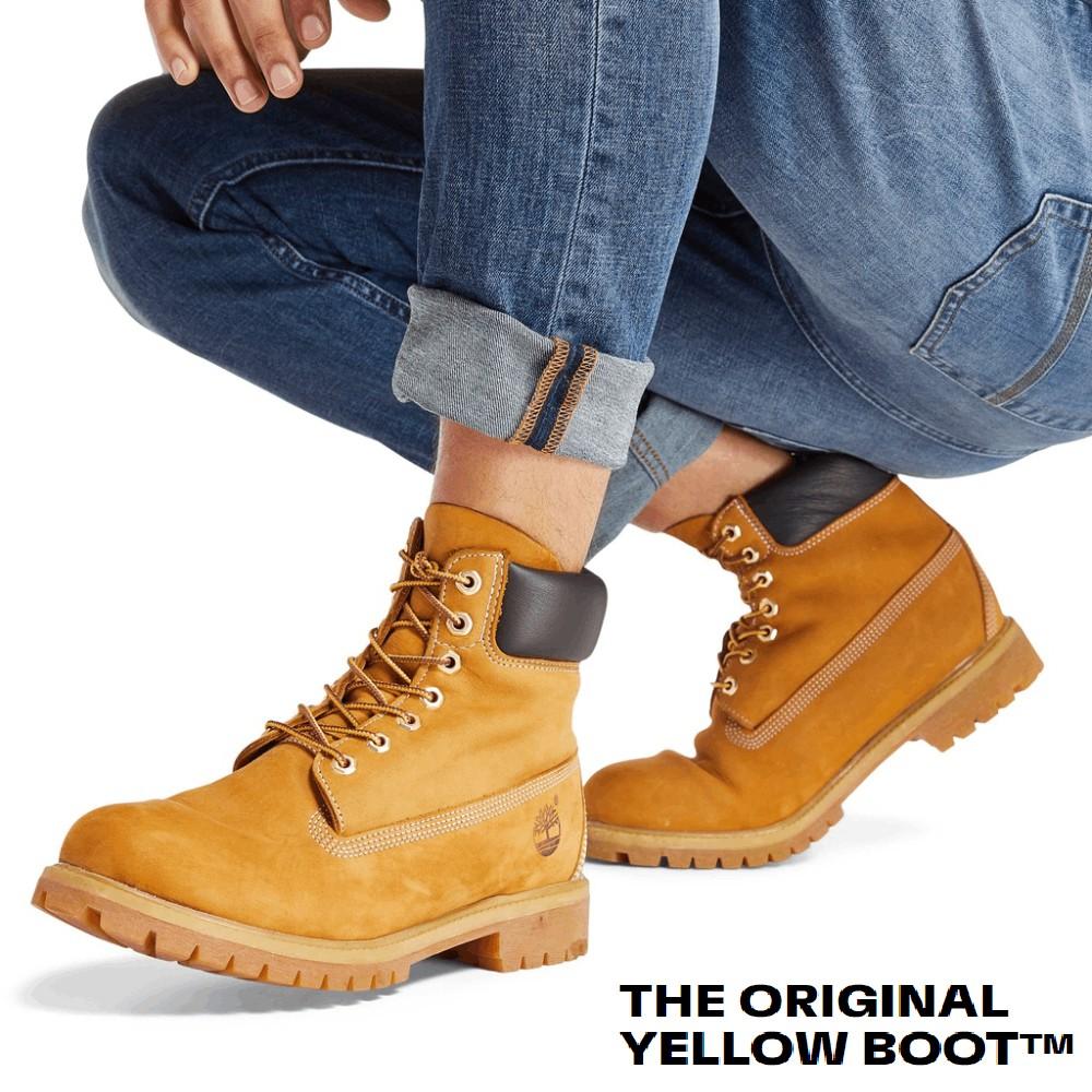 Giày Cổ Cao Unisex The Original 6-inch Boot Màu Vàng Timberland TB010061