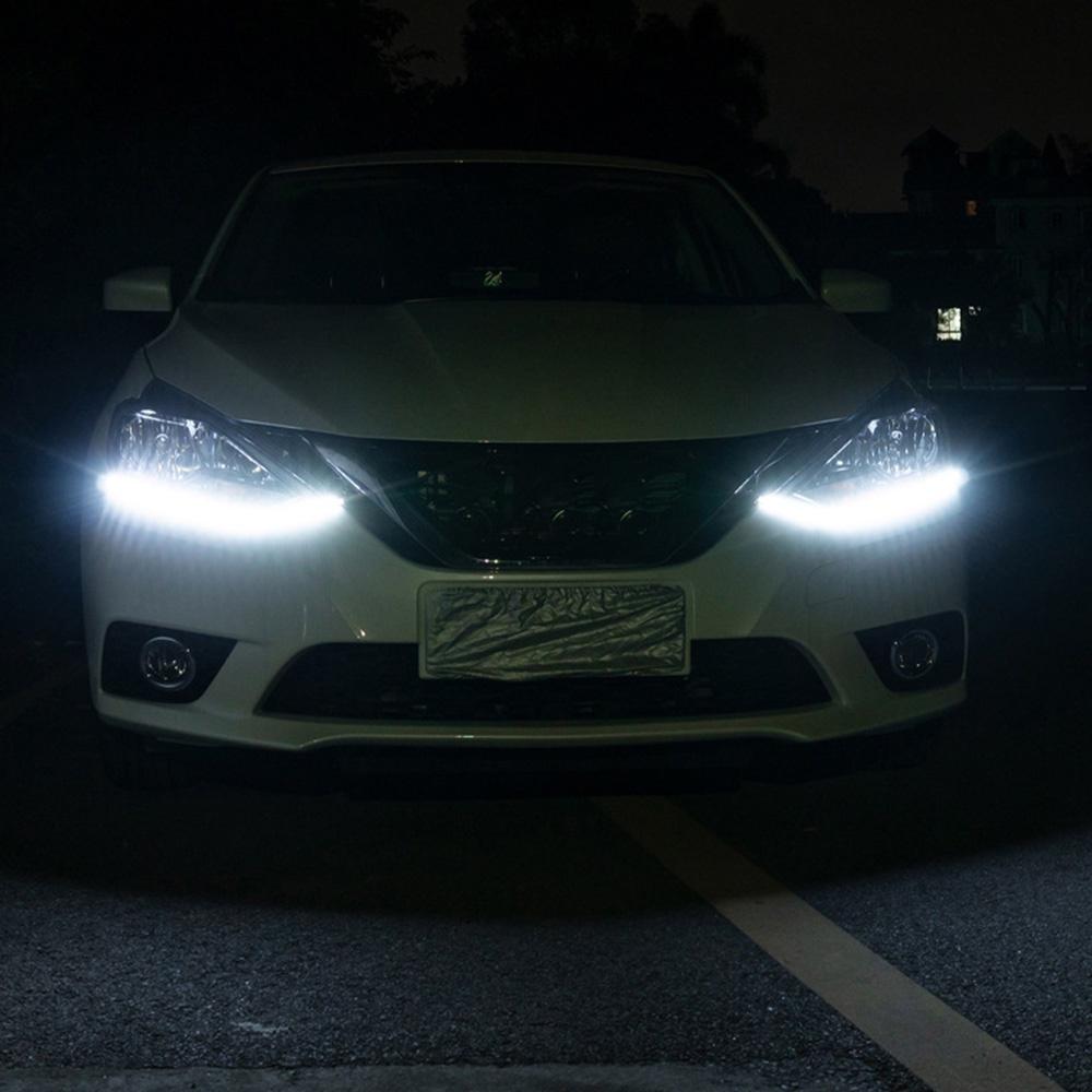 Bộ 2 Dải Đèn Led Tín Hiệu DRL 12V Siêu Sáng Cho Xe Hơi