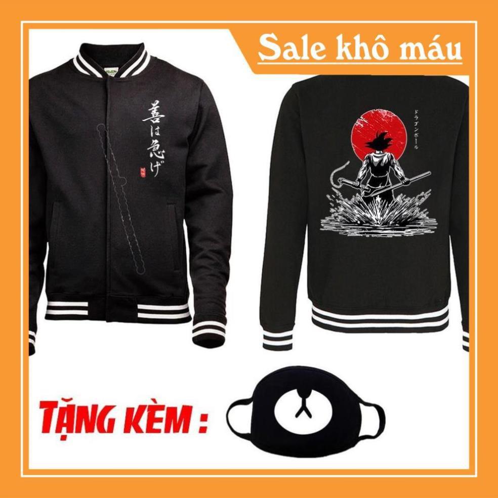 Áo khoác Goku Dragonball cực HOT khuyến mại khủng giá rẻ dẹp