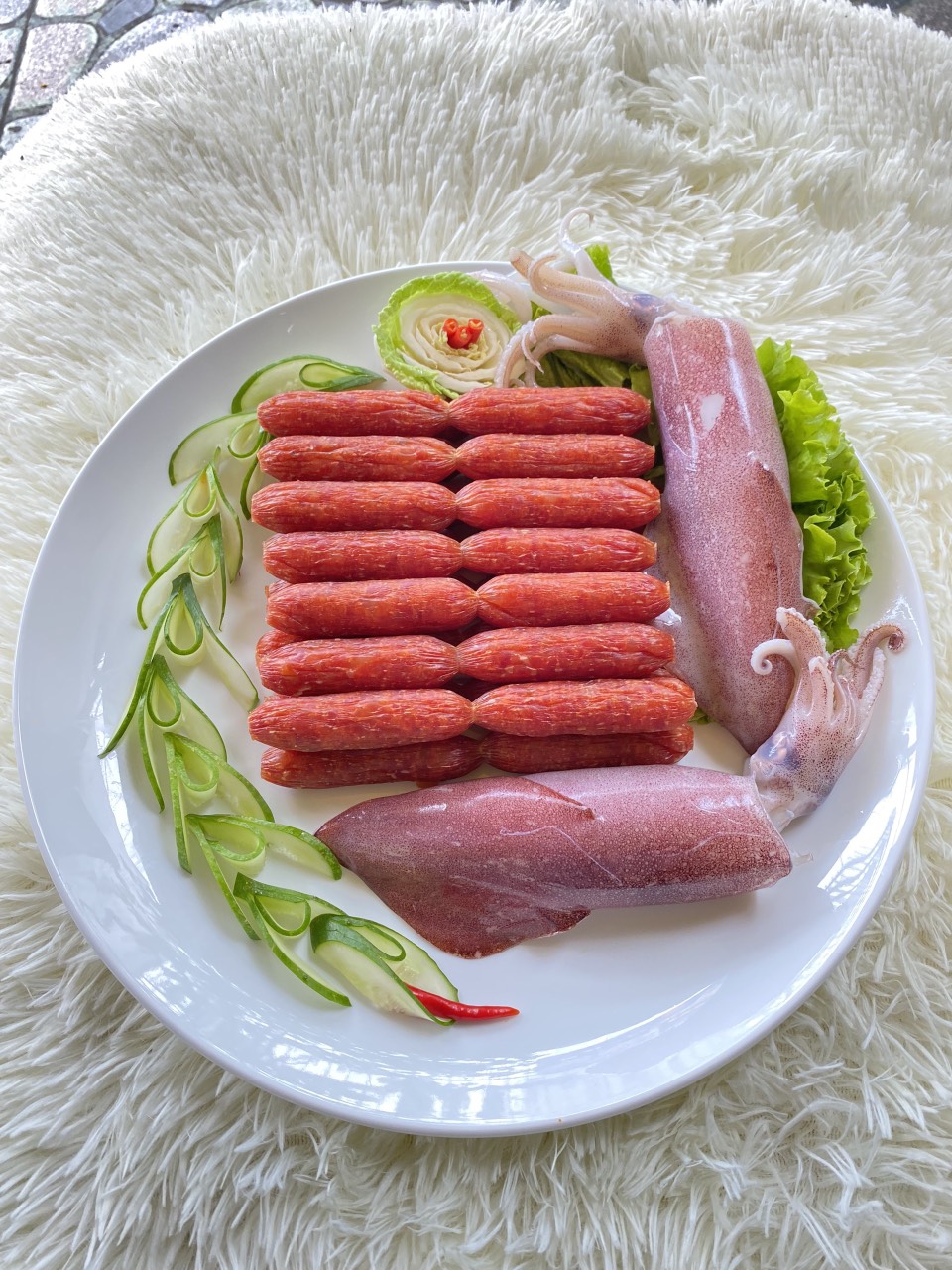 1KG LẠP XƯỞNG MỰC LOẠI NGON ĐẶC SẢN SÓC TRĂNG BIẾU TẶNG SANG TRỌNG