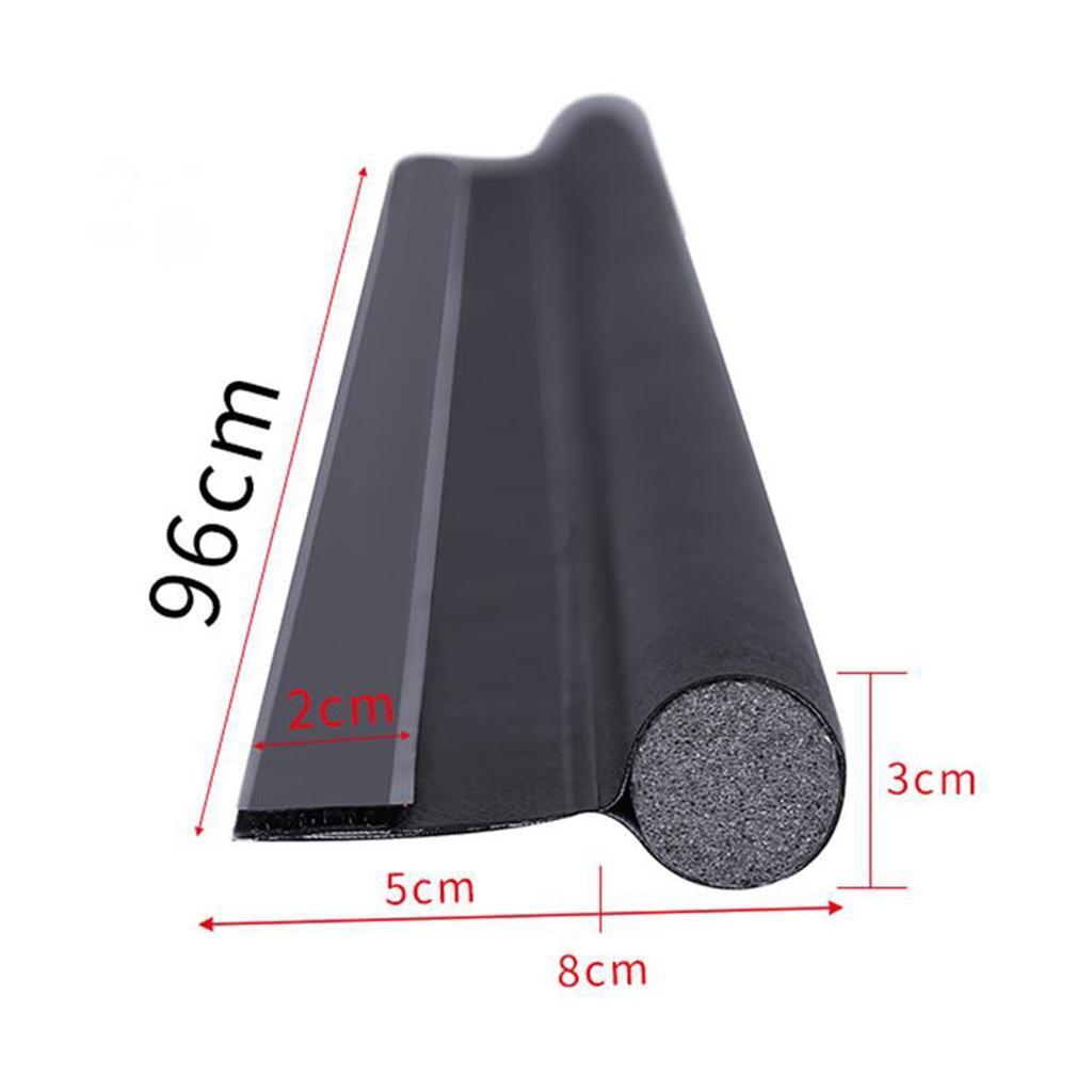 2-6pack Door Draft Stopper Door Draft Blocker Strong Adhesive 38" Length gray