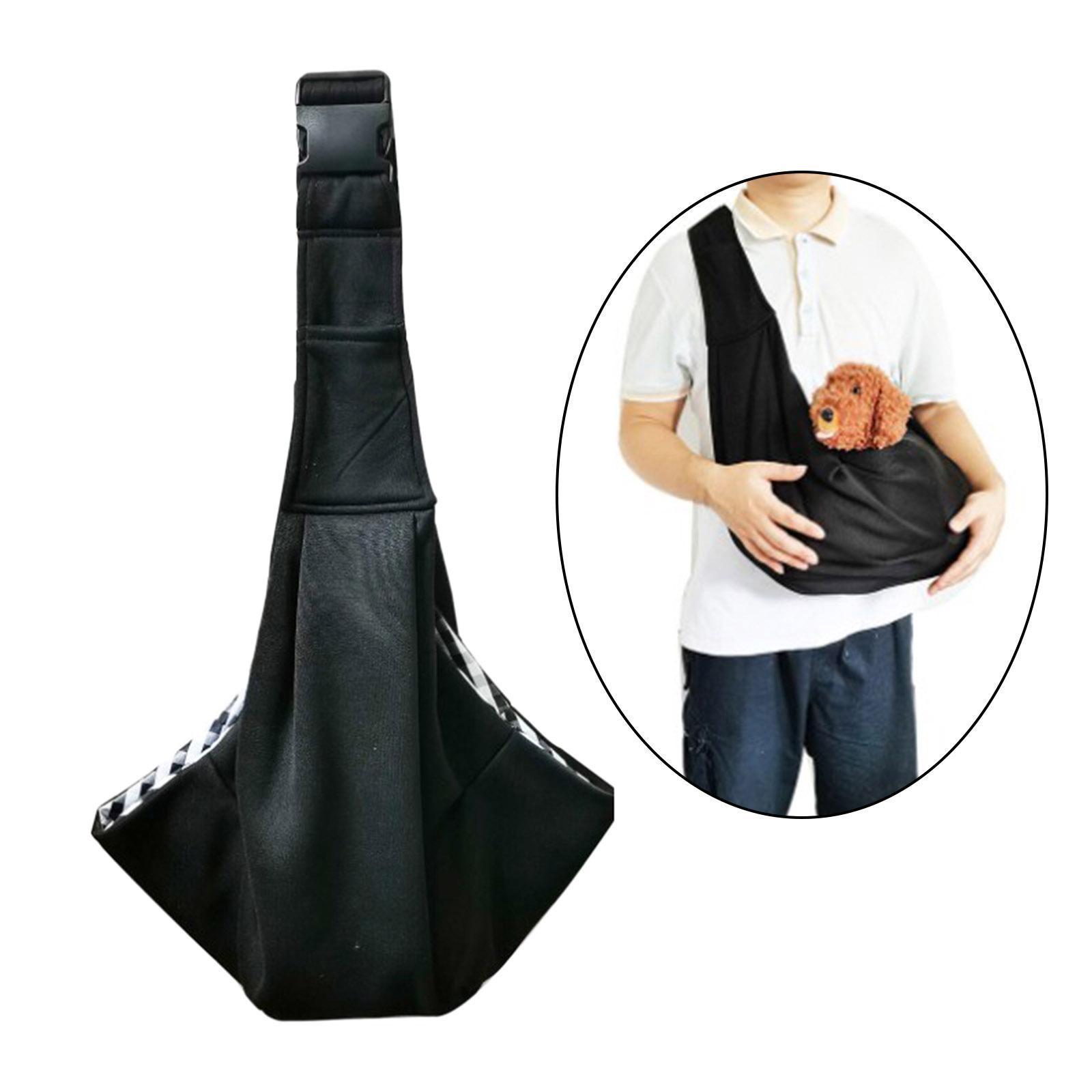 Pet Carrier Adjustable Shoulder Black