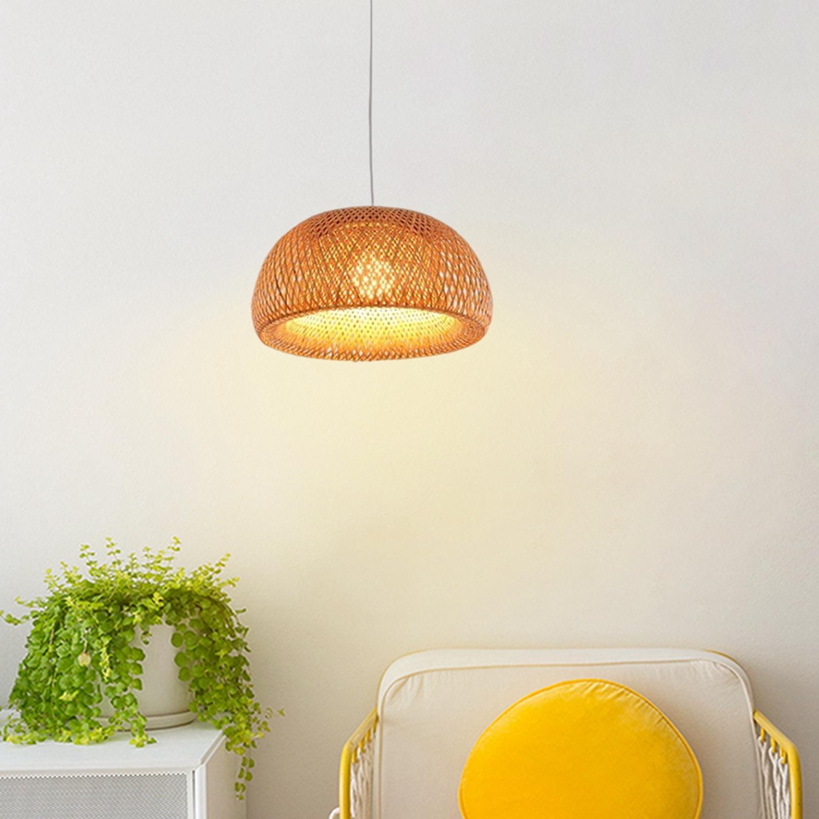 Bamboo Lamp Shade  Room Ceiling Pendant Chandelier Lampshade Decor