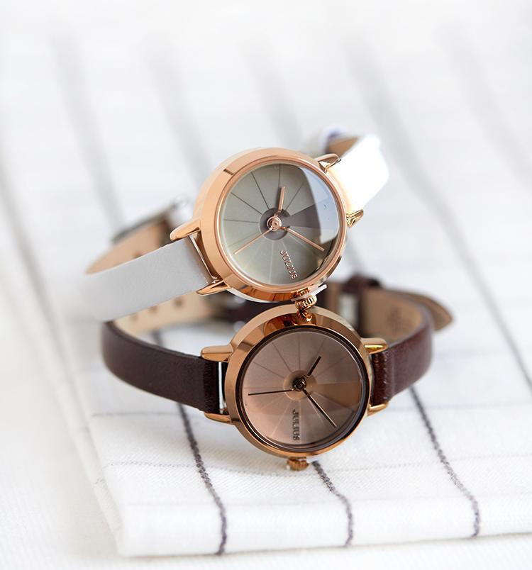 Đồng hồ nữ JA-979E Julius Hàn Quốc dây da