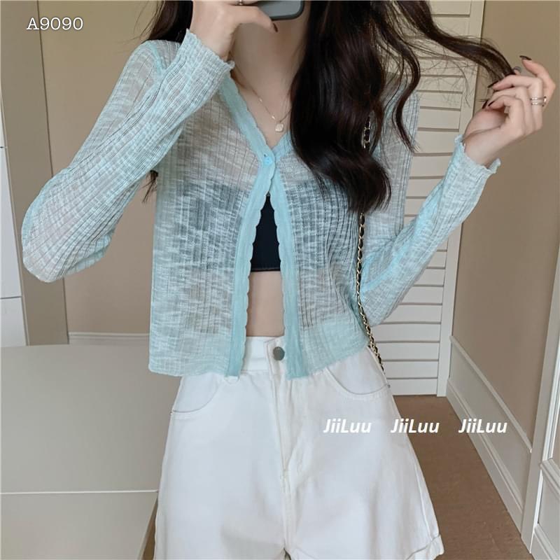 ÁO KHOÁC CARDIGAN CROPTOP LEN THUN LỬNG SUÔNG TRƠN MÀU PASTEL ĐI BIỂN DẠO PHỐ ĐI CHƠI ĐI LÀM ĐI HỌC