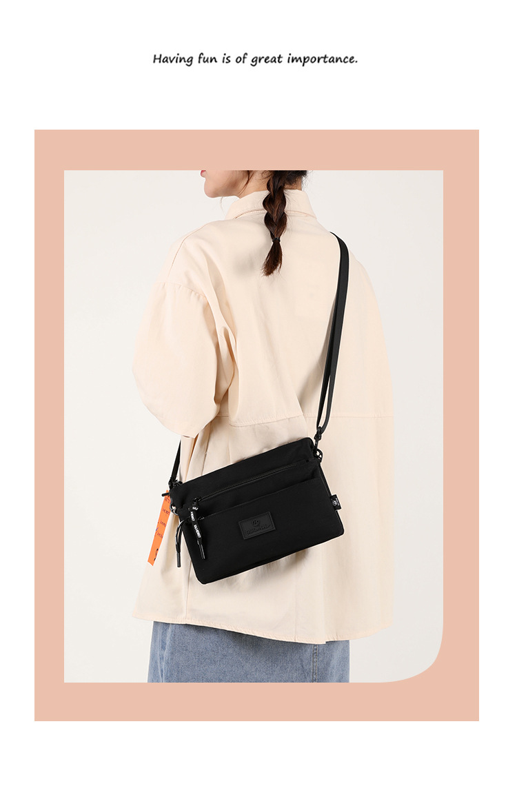 Túi Đeo Chéo Nữ Messenger Chất Liệu Polyester Hàng Nhập Khẩu Dùng Tiện Lợi 8847