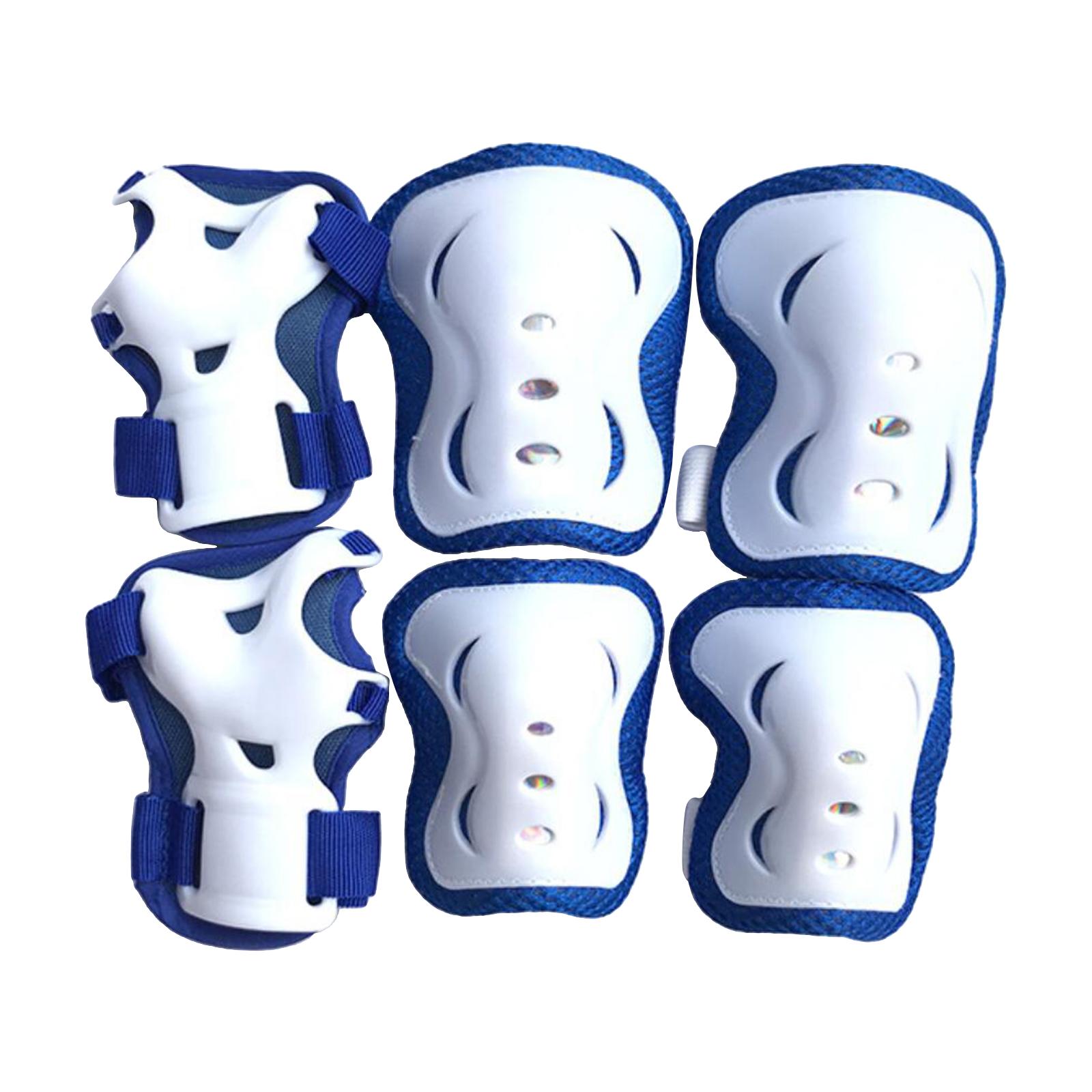 Kids Protective Gear Set for Children Toddler Knee and Elbow Pads with Wrist Guards 6 in 1 for Skating Cycling Bike  ing Scooter