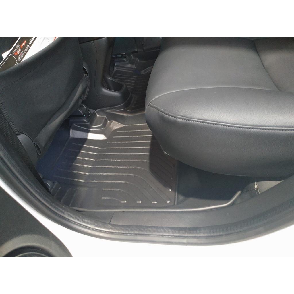 Thảm lót sàn xe Honda HRV 2016-2020 Nhãn hiệu Macsim chất liệu nhựa TPV cao cấp màu đen