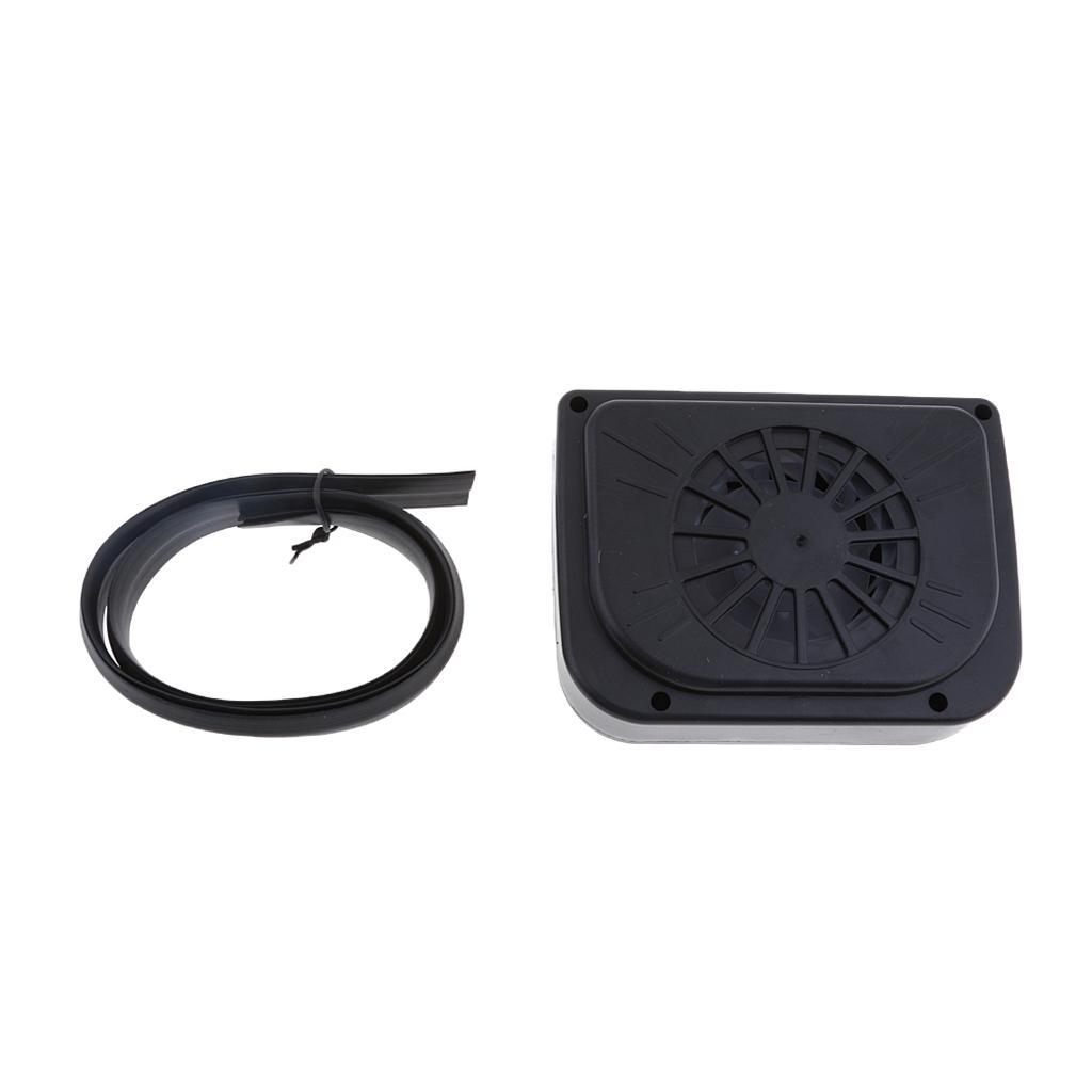 Solar Powered Car Air Vent Exhaust Fan Radiator Vent w/ Ventilation 3pcs