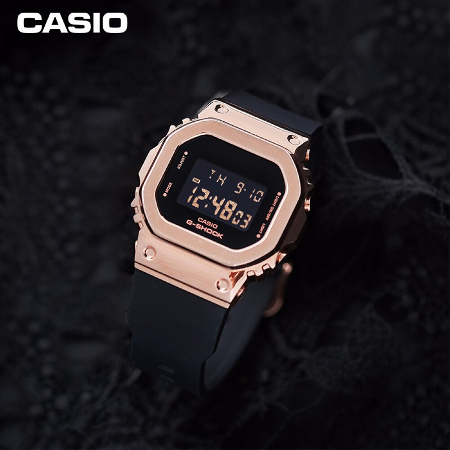 Đồng hồ nữ dây nhựa Casio G-Shock chính hãng GM-S5600PG-1DR