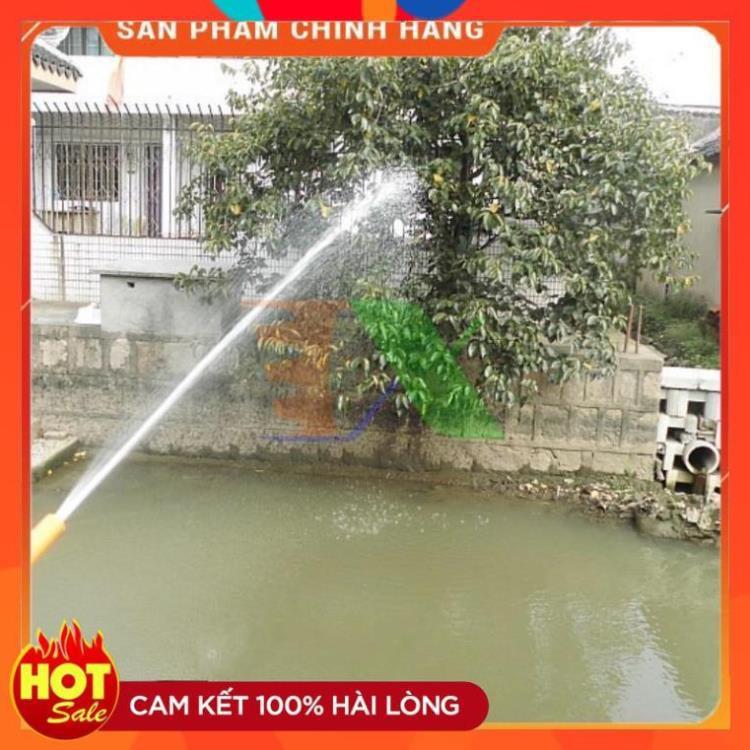 Bộ vòi xịt nước tưới cây, rửa xe VOI-N16.534, Bộ 4 món vòi thẳng + 10m Dây 12/16 mm