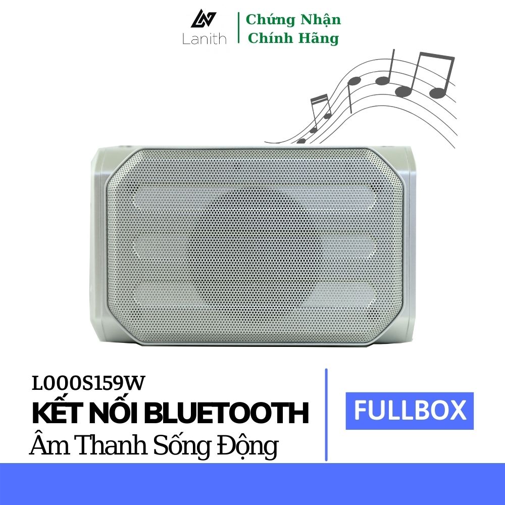 Loa Bluetooth Cao Cấp LANITH S159 - L000S159W - Tặng Kèm Cáp Sạc 3 Đầu - Thiết Kế Thời Trang, Nhỏ Gọn, Dây Đeo Chéo Vai - Âm Thanh Chất Lượng, Bass Trầm Ấm - Chống Thấm Nước - Hàng NHập Khẩu