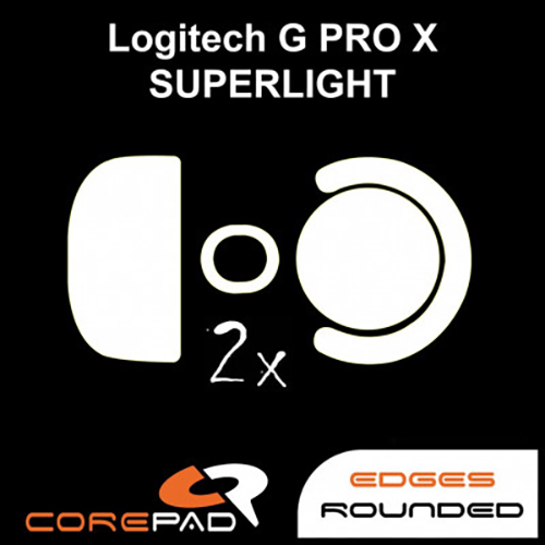 Feet chuột PTFE Corepad Skatez PRO Logitech G PRO X SUPERLIGHT Wireless - 2 Bộ - Hàng Chính Hãng