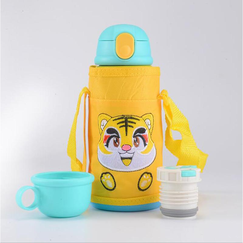 Trẻ Em Kawaii Cốc Bình Giữ Nhiệt Inox Di Động Hoạt Hình Cách Nhiệt Cốc Thuỷ Cung Bình Bình Nước Dễ Thương Cho Trẻ Em Quà Tặng