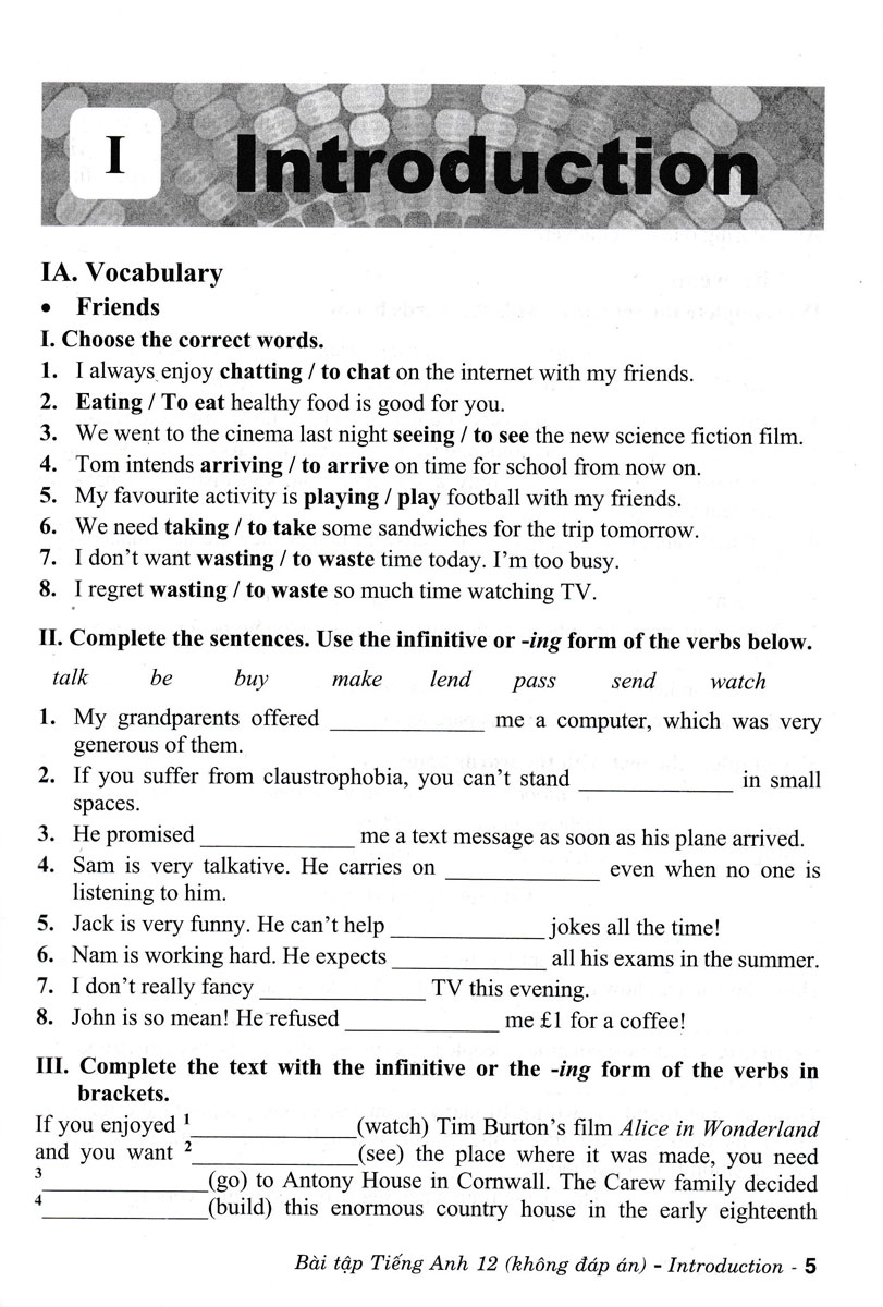 Bài Tập tiếng Anh 12 - Không Đáp Án (Dùng Kèm SGK Chân Trời Sáng Tạo) (HA)