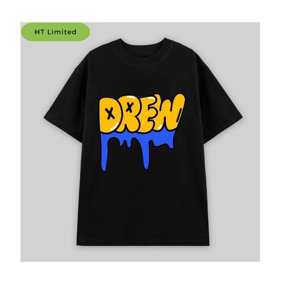 Áo thun thiết kế Unisex Drew Graffity, Cotton Cao Cấp 100%