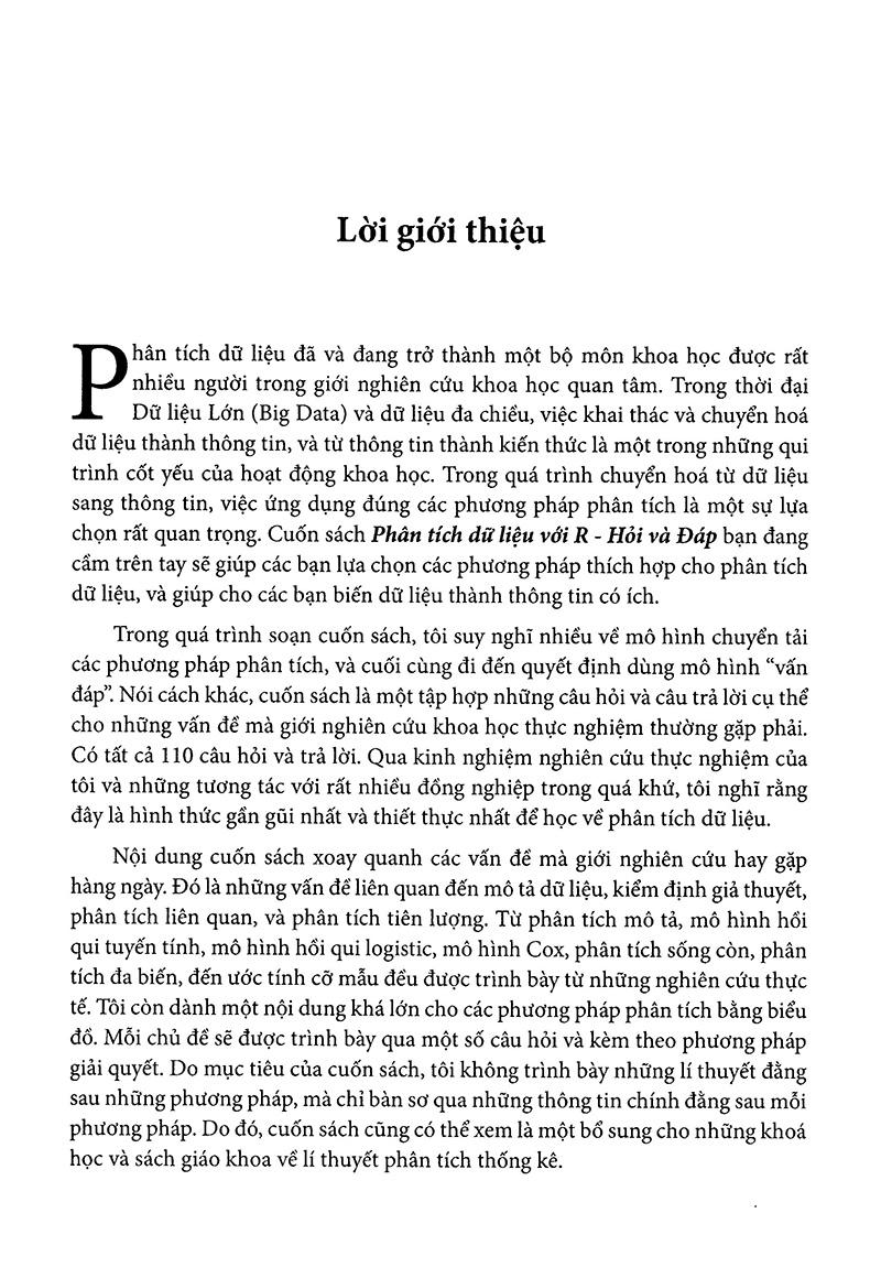Phân Tích Dữ Liệu Với R - Hỏi Và Đáp (Tái Bản 2022)
