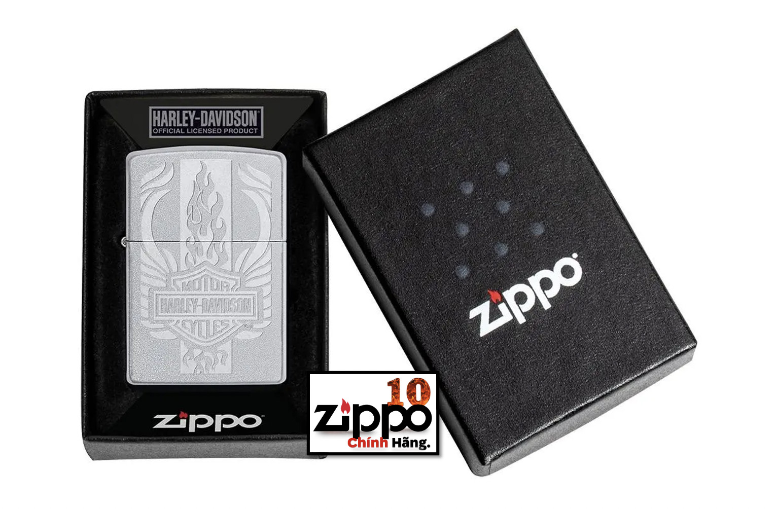 Bật lửa Zippo 49660 Harley-Davidson- Chính hãng 100%