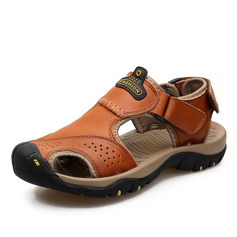 Da nam nước dép bãi biển Summer Summer Outdoor Casual Toe Sports Sandal Color: Blue Shoe Size: 6.5