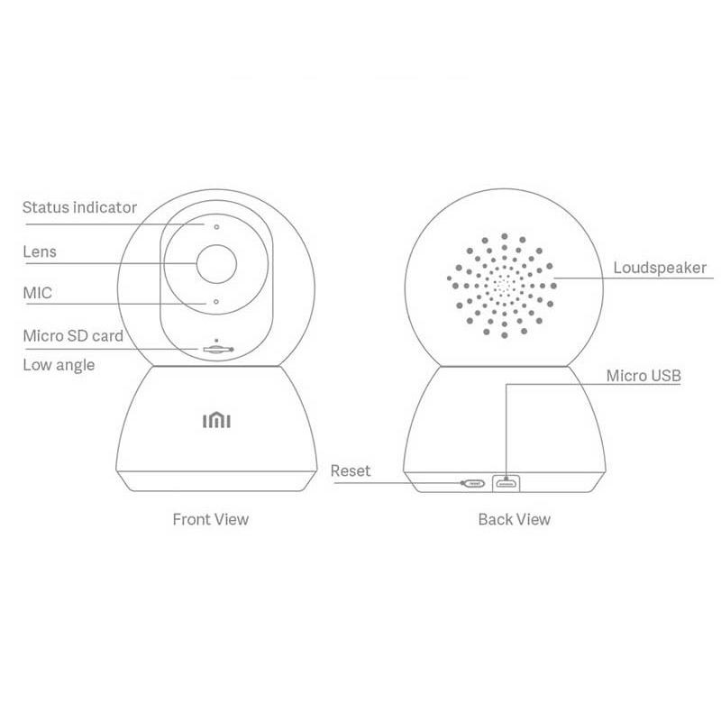 Camera giám sát 2K quay 360 độ Xiaomi Imilab A1 - C20 - C21 Bản Quốc tế - Hàng Chính hãng