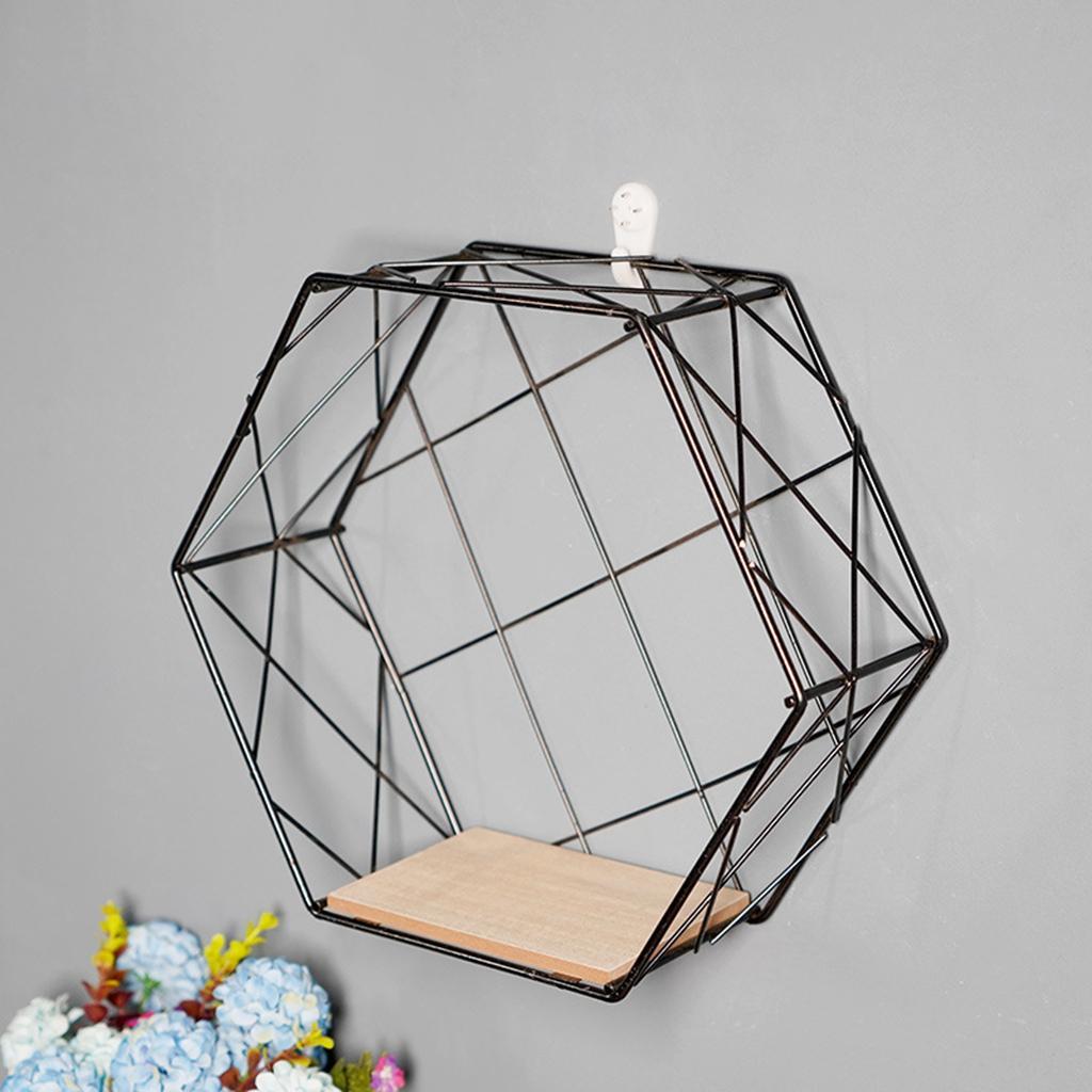 2x Decorative Wall Rack  Mounted Shelf for Study Room Bedroom