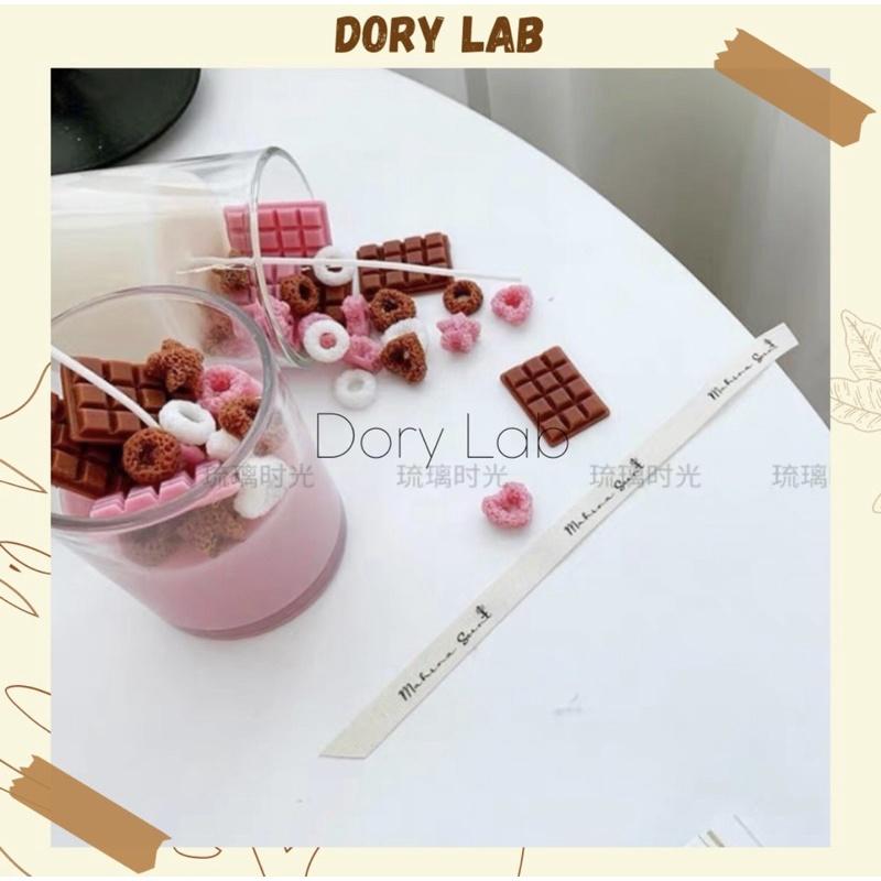 Nến Thơm Ly Kem Phủ Kẹo Ngọt Sô-cô-la Handmade Không Khói, Quà Tặng Độc Đáo - Dory Lab