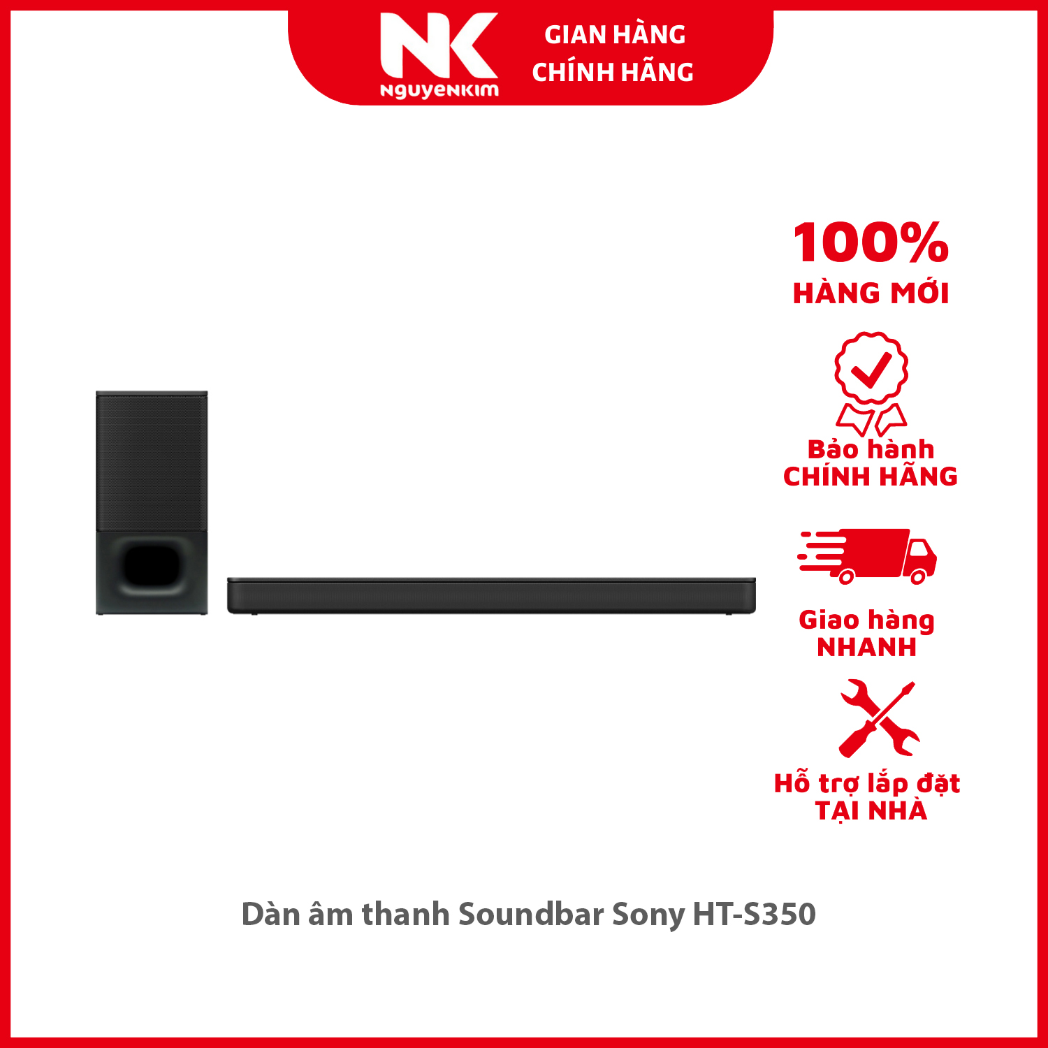 Dàn âm thanh Soundbar Sony HT-S350 - Hàng chính hãng