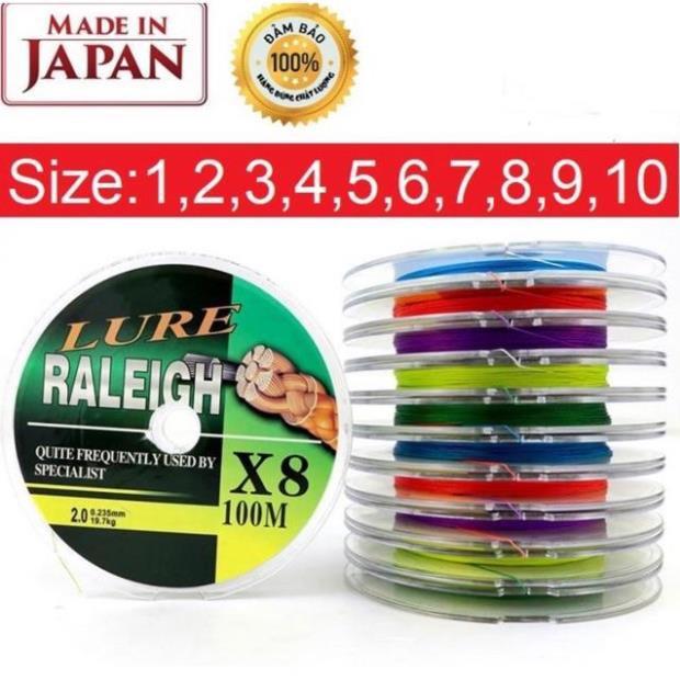 Dây dù câu cá PE Lure X8 - 7 màu cao cấp