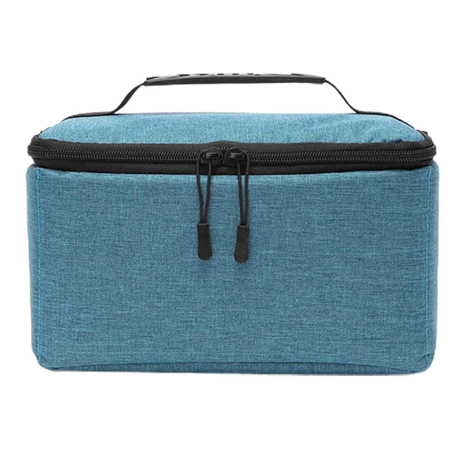 Camera Bag Travel Protective Case, Soft Padded Compact Dustproof Anti Shock with Compartment, Storage Bag Camera Carrying Case for Lens Lenses
