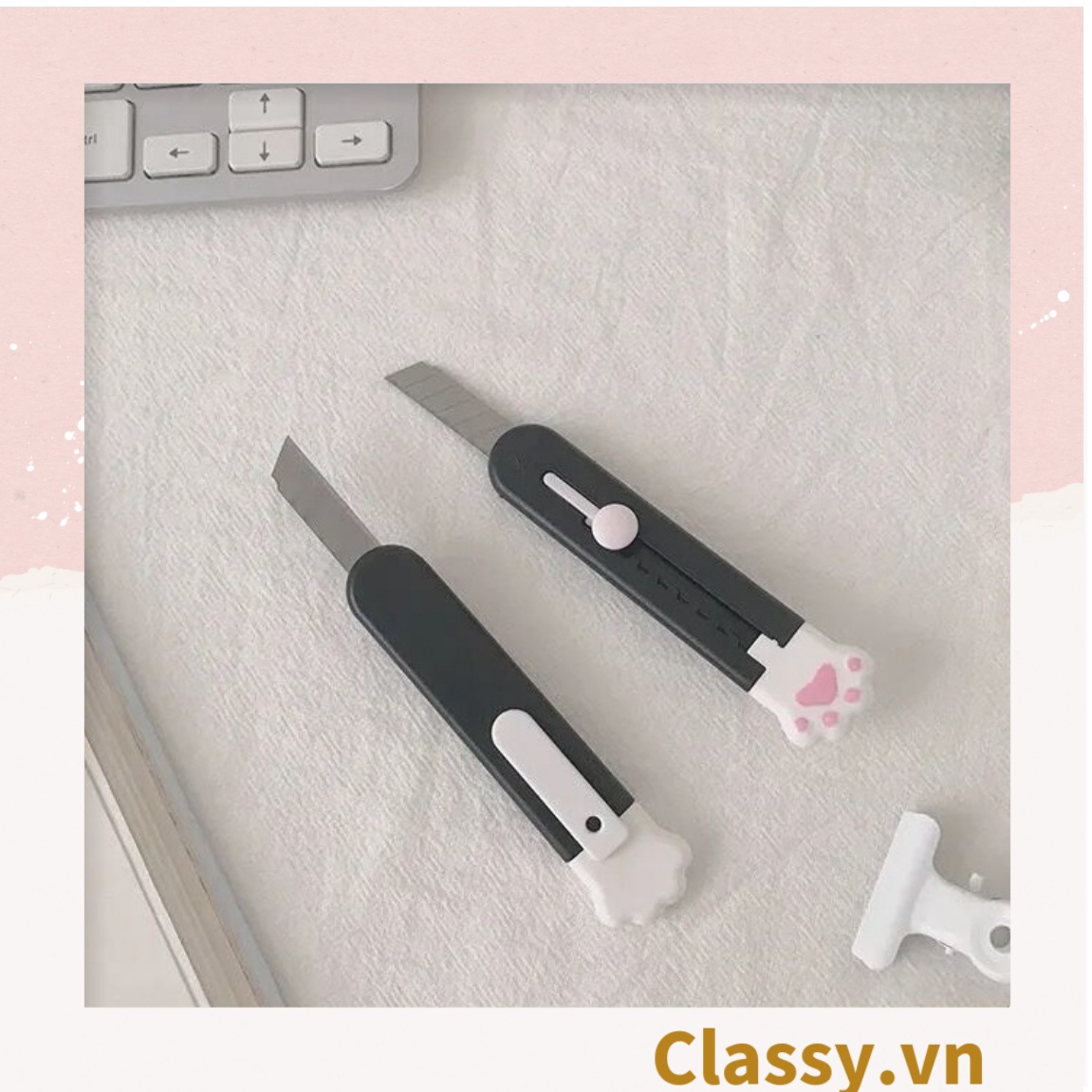 Dao Dọc Giấy Chân Mèo Classy Dễ Thương PK642