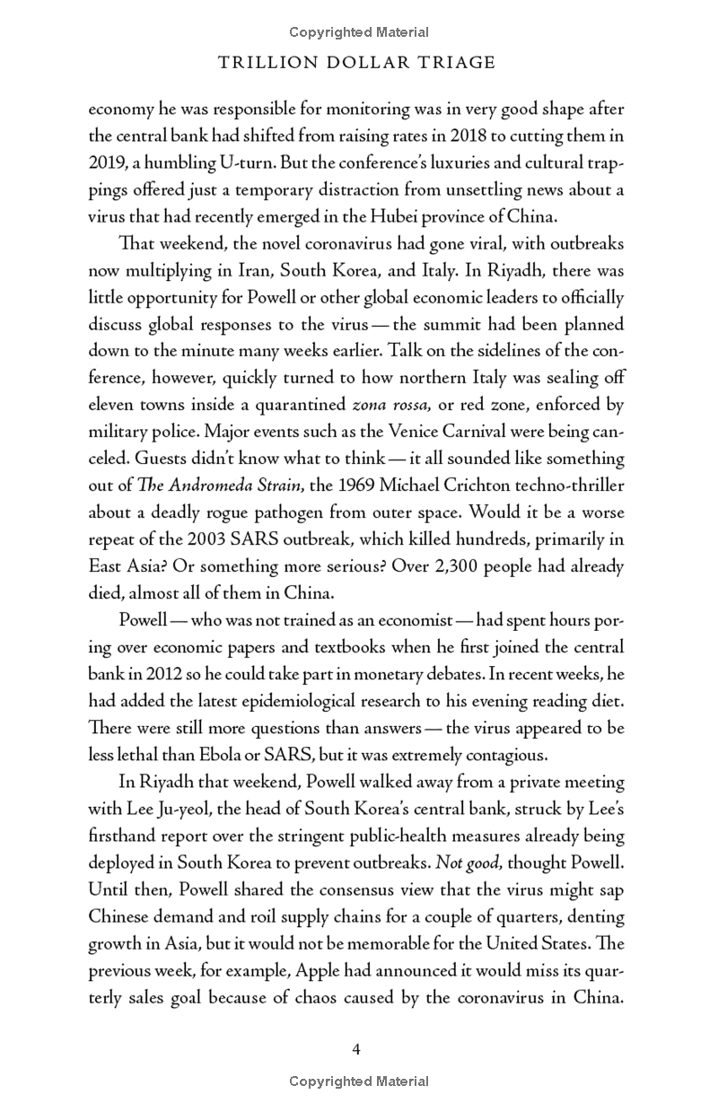 Trillion Dollar Triage: How Jay Powell And The Fed Battled A President And A Pandemic - And Prevented Economic Disaster