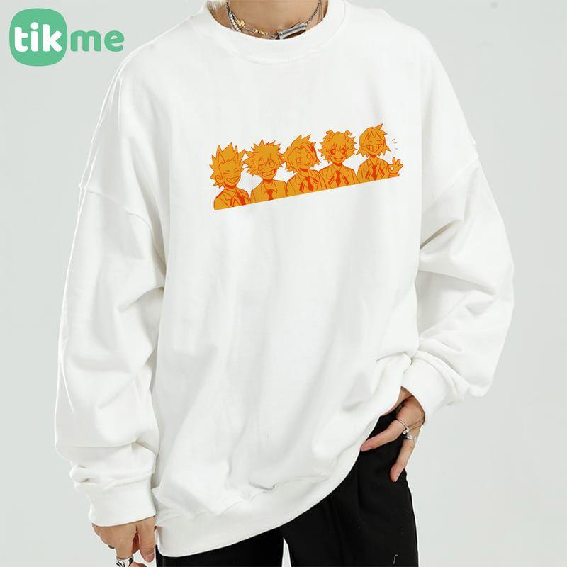 Áo nỉ sweater nam nữ My Hero Academia anime hoạt hình nhật bản (có ảnh thật shop tự chụp) size XS-2XL