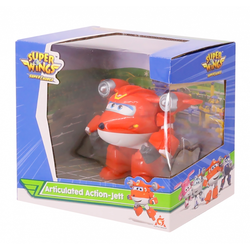 Đồ Chơi Robot Bẻ Khớp Mini - Jett Tia Chớp Superwings YW740991