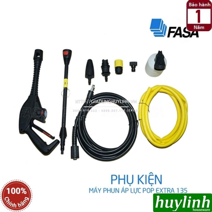 Máy xịt rửa xe Fasa POP Extra 135 - Công suất 1900W - Áp lực 135 bar - Hàng chính hãng