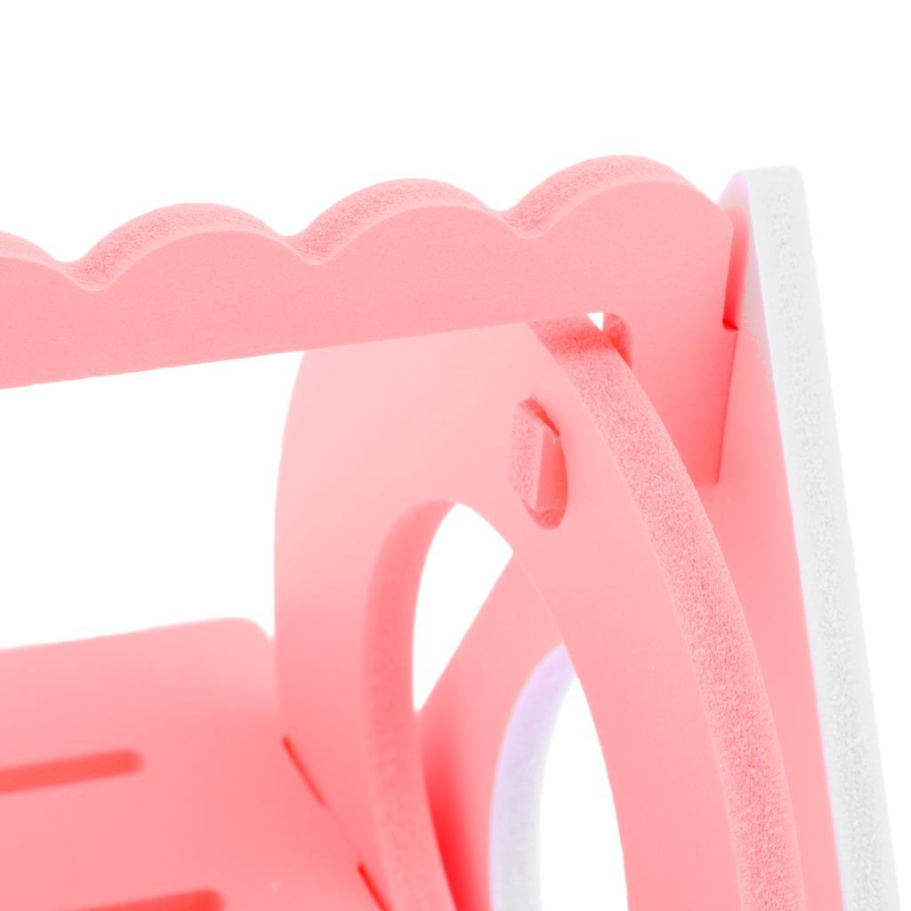 Hamster Toy Swing Wooden Colorful Small Chinchilla Squirrel Supply pink