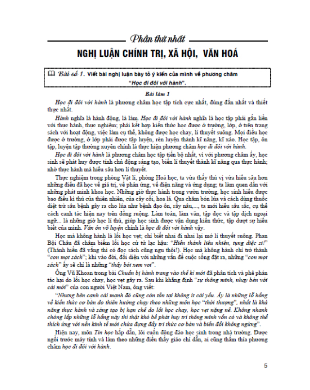 Sách - Những bài văn nghị luận đặc sắc 11