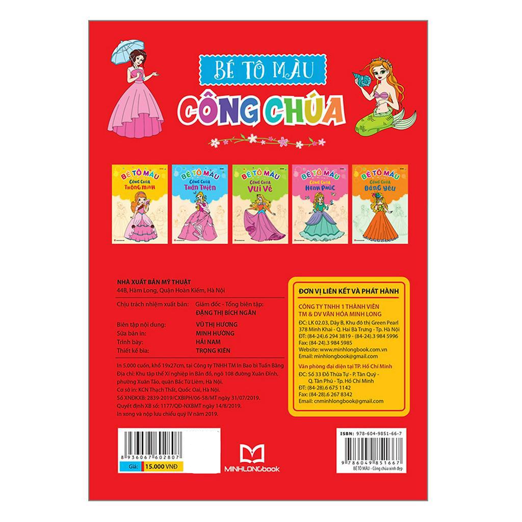 Bé Tô Màu - Công Chúa Xinh Đẹp - Bản Quyền