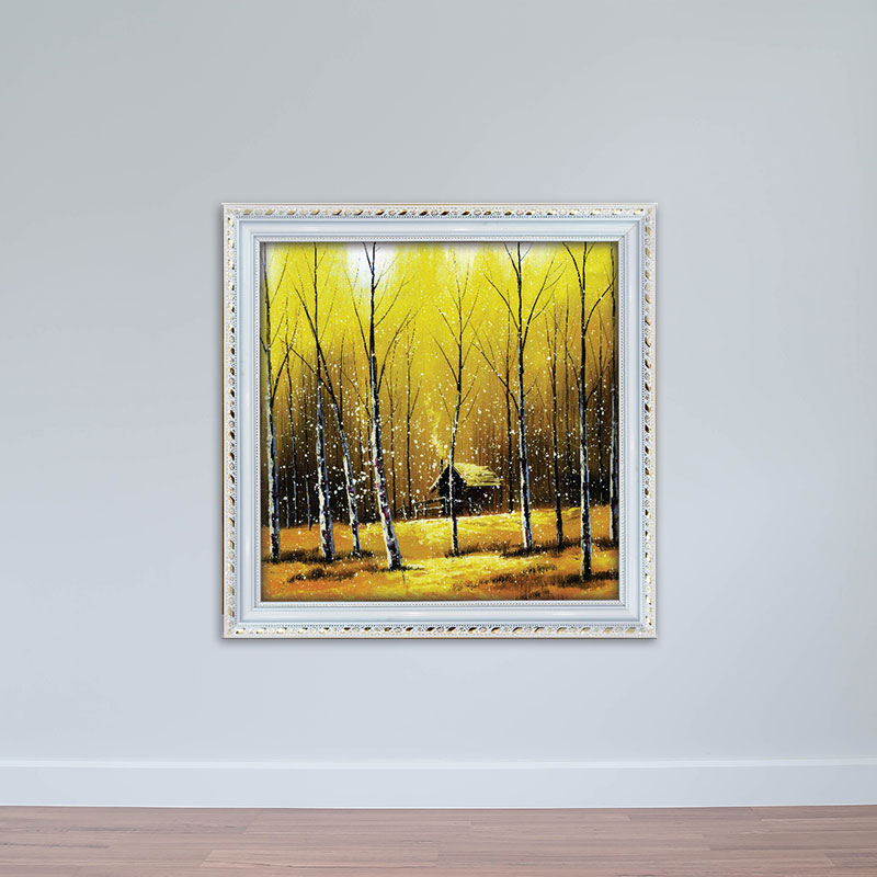 Tranh phong cảnh Rừng Mùa Thu - Tranh canvas treo tường phòng khách W1919