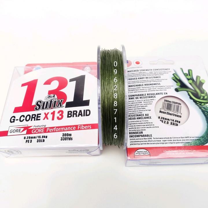 Dù chìm câu cá SUFIX 131 nano 300m siêu khỏe