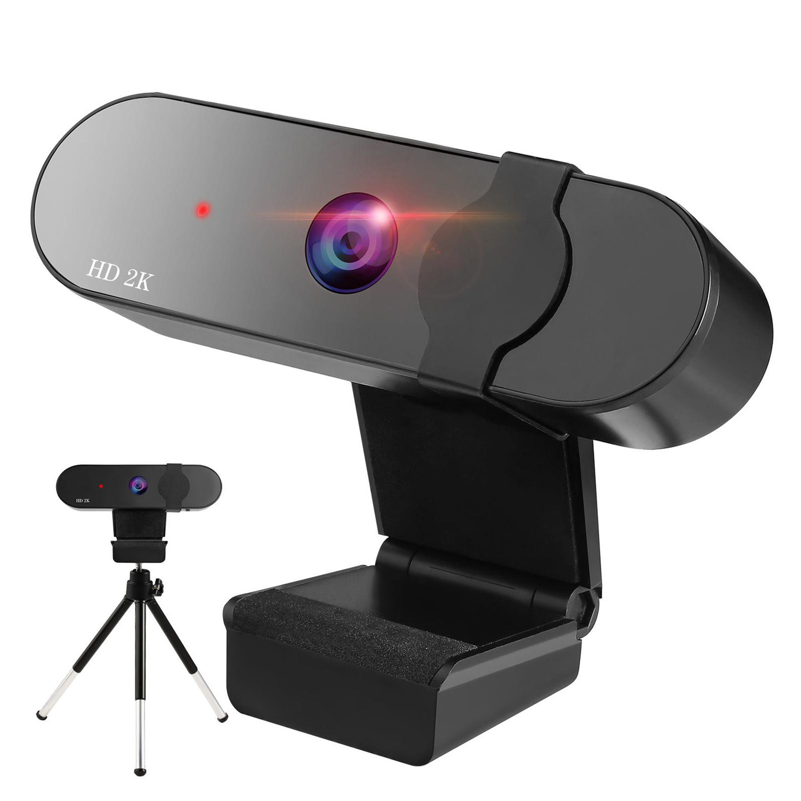 Web Camera with Microphone USB 2.0 120-degree Wide Angle for PC Video Calling Recording Live Streaming Conferencing