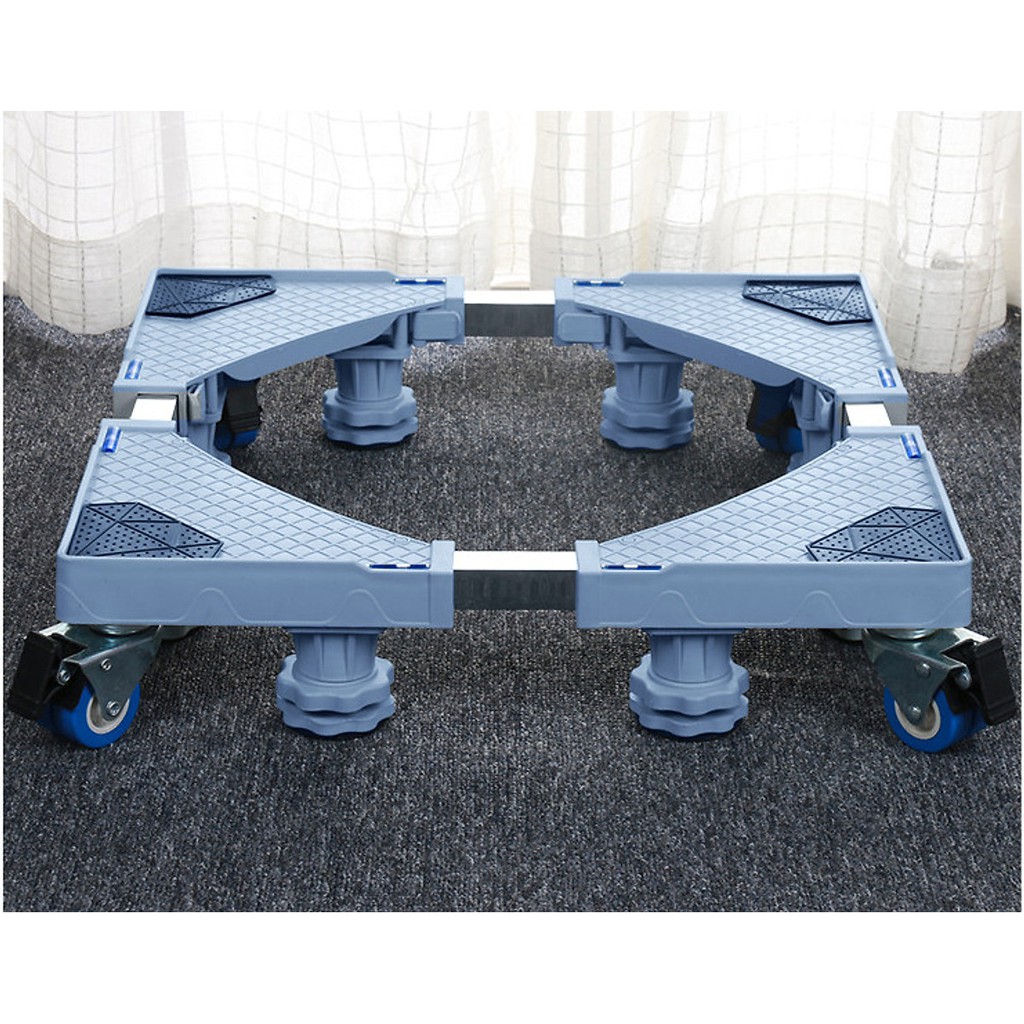 Kê chân tủ lạnh máy giặt có 8 trụ 4 bánh đôi