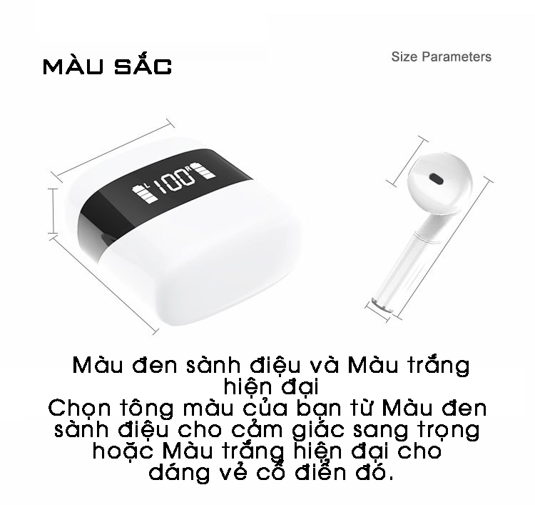 Tai Nghe Bluetooth True Wireless Vissko P23 Meridian Bluetooth 5.0 ( Phiên Bản Nâng Cấp Tone Free Meridian) - Hàng Chính Hãng