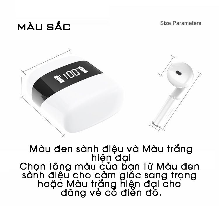 Tai Nghe True Wireless Earbuds P23 Meridian TrueCapsule Smart Touch Bluetooth V5.0 - Hàng Chính Hãng