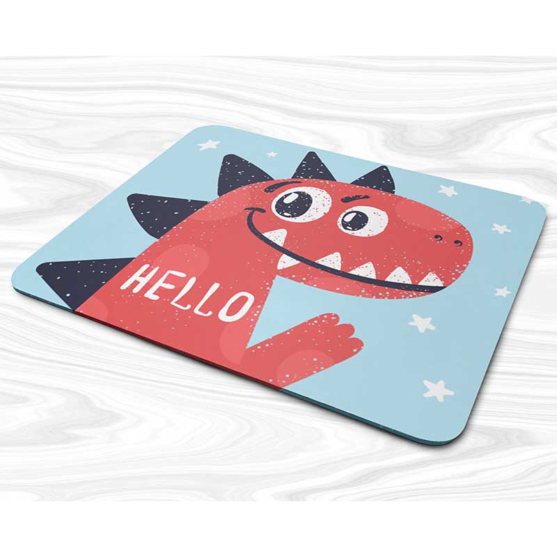 Miếng lót chuột mẫu Khủng long Hello